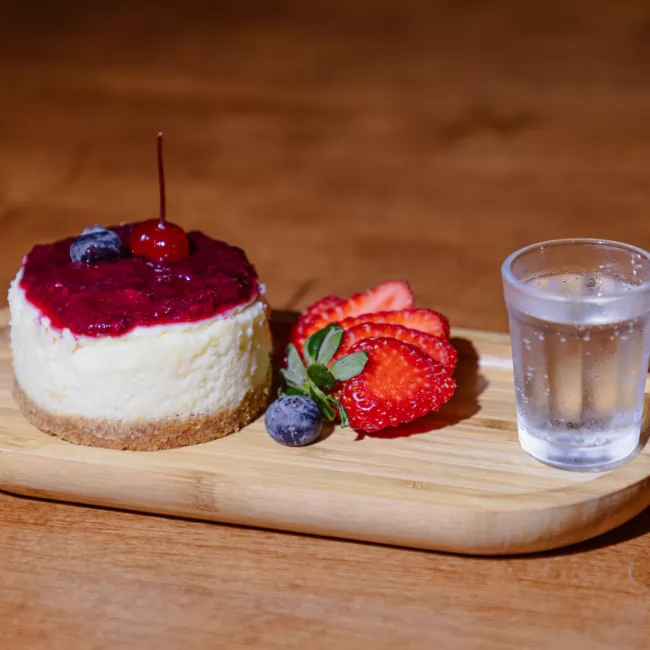 Cheesecake de frutas vermelhas